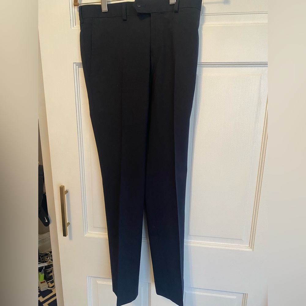 TALLIA boys navy suit pants. Size 18 slim 29”-W